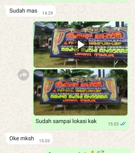 Pengiriman Papan Bunga Gunungkencana